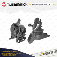 Musashinok LH + RH Engine Mount for Hyundai Tiburon GK 2.7L V6 G6BA 02-10 Auto