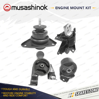 Musashinok Full Engine Mount Kit for Hyundai i30 FD 1.6L 4Cyl G4FC 08-12 Auto