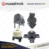Musashinok Full Engine Mount Kit for Hyundai Santa Fe CM 2.2L 4Cyl 06-12 Auto