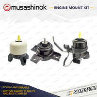 Musashinok Full Engine Mount Kit for Hyundai Santa Fe CM 3.3L V6 G6DB 07-08 Auto