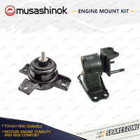 LH + RH Engine Mount Kit for Hyundai Santa Fe CM 2.7L V6 4WD G6EA 06-09 Manual