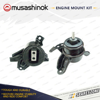 Musashinok LH + RH Engine Mount Kit for Kia Optima JF TF 2.4L G4KJ 11-On Auto