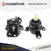 Musashinok LH + RH Engine Mount Kit for Kia Soul AM 1.6L G4FC D4FB 09-14 Manual