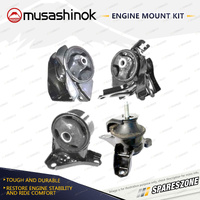 Musashinok Full Engine Mount Kit for Kia Sportage KM 2.0L 4WD G4GC 05-14 Manual