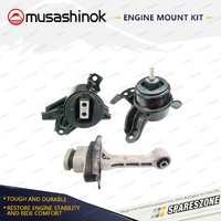 Musashinok Full Engine Mount Kit for Kia Optima JF TF 2.4L G4KJ 11-On Auto