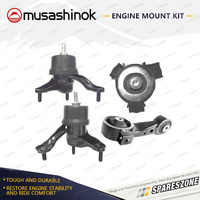 Musashinok Full Engine Mount Kit for Lexus ES300 MCV30R 3.0L V6 1MZFE 01-08 Auto