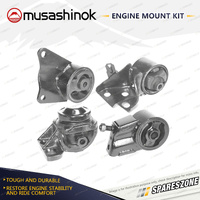 Musashinok Full Engine Mount Kit for Mazda 626 GD 2.2L 4Cyl F2 87-91 3 Spd Auto