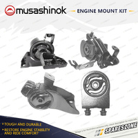 Musashinok Full Engine Mount Kit for Mazda Premacy CP 1.8L 4Cyl FP 01-02 Manual
