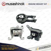 Musashinok Full Engine Mount Kit for Mazda 2 DJ DL 1.5L 4Cyl FWD 14-On