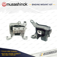 Musashinok LH + RH Engine Mount Kit for Mazda 2 DJ DL 1.5L 4Cyl FWD 14-On