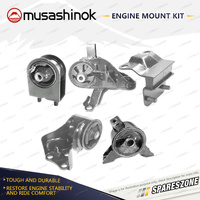 Musashinok Full Engine Mount Kit for Mazda 626 GF 2.0L 4Cyl FSDE 00-02 Manual