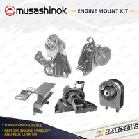 Musashinok Full Engine Mount Kit for Mazda 626 GF 2.0L 4Cyl FSDE 00-02 Auto