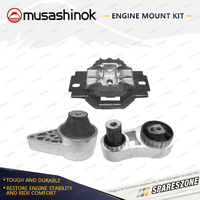 Musashinok Full Engine Mount Kit for Mazda 2 DY 1.5L 4Cyl ZY 02-07 Auto