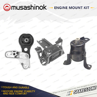 Musashinok Full Engine Mount Kit for Mazda 2 DE 1.5L 4Cyl ZY 9/07-12/15 Manual