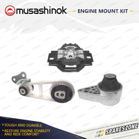 Musashinok Full Engine Mount Kit for Mazda 2 DY 1.5L 4Cyl ZY 02-07 with Bracket