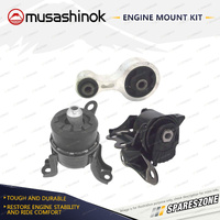 Musashinok Full Engine Mount Kit for Mazda 6 GH 2.5L 4Cyl L5 08-12 Auto & Manual