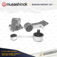 Full Engine Mount Kit for Mitsubishi Colt RB RC RD RE 1.4 1.6L 4Cyl 84-92 Manual