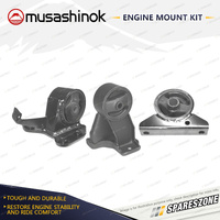 Full Engine Mount Kit for Mitsubishi Galant HG HH 2.0L 4Cyl 4G63 89-92 Manual