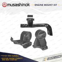 Full Engine Mount Kit for Mitsubishi Galant HH VR4 2.0L 4Cyl 4G63T 90-93 Manual