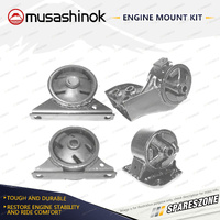Full Engine Mount Kit for Mitsubishi Lancer CC 1.5L 4Cyl Sedan Coupe 92-96 Auto