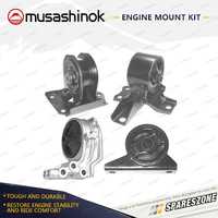 Musashinok Full Engine Mount Kit for Mitsubishi Galant HJ 2.0L 4G63 93-95 Manual