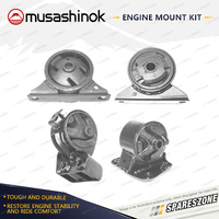 Front + Rear + LH + RH Engine Mount Kit for Mitsubishi Lancer CE 1.8L 96-03 Auto