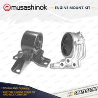 LH + RH Engine Mount Kit for Mitsubishi Galant HJ 2.0L 4Cyl 4G63 93-95 Manual