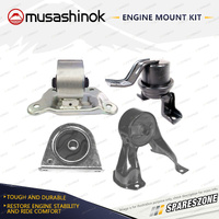 Full Engine Mount Kit for Mitsubishi Lancer CG CH 2.0L 02-06 Auto Offset Bush
