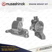 LH + RH Engine Mount Kit for Mitsubishi Mirage CE 1.5L 4G15 98-03 Steel Body