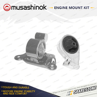 LH + RH Engine Mount Kit for Mitsubishi Lancer CE 1.8L 4Cyl 4G93 99-03 Auto