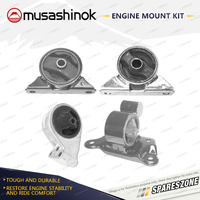 Full Engine Mount Kit for Mitsubishi Lancer CE 1.8L Sedan Hatch 4G93 99-03 Auto