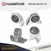 Full Engine Mount Kit 40mm Bush for Mitsubishi Verada KE KF 3.5L 6G74 96-99 Auto
