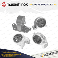 Full Engine Mount Kit 87mm Bush for Mitsubishi Verada KE KF 3.5L 6G74 96-99 Auto