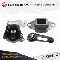 Musashinok Full Engine Mount Kit for Nissan Almera N17 Micra K13 1.5L 4Cyl 10-On