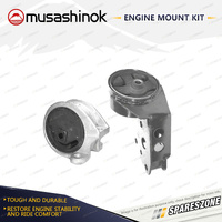 Musashinok LH + RH Engine Mount for Nissan NX NX-R Pulsar N14 2.0L 91-96 Auto