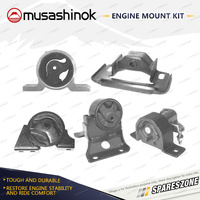 Musashinok Full Engine Mount Kit for Nissan Pulsar N16 1.6L QG16DE 00-05 Manual
