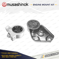 Musashinok LH + RH Engine Mount for Nissan Micra K11 1.3L 4Cyl CG13DE 95-97 Auto
