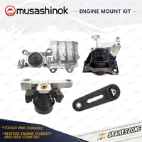 Full Engine Mount Kit for Nissan Qashqai J10 2.0L FWD MR20DE 09-16 CVT 185mm C-C