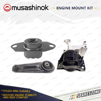 Full Engine Mount Kit for Nissan Dualis J10 2.0L 4Cyl FWD MR20DE 07-15 184mm C-C