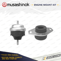 Front LH + Front RH Engine Mount Kit for Peugeot 206 1.9D 306 XT N3 N5 93-On