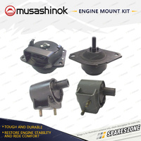 Musashinok Full Engine Mount Kit for Saab 900 16 2.0L 2.1L 85-93 AT MT