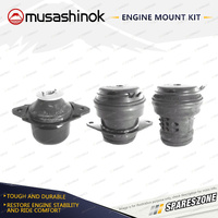 Front + Rear Engine Mount Kit for Seat Cordoba 6K1 6K2 C2 1.6L 1.8L 2.0L 93-99