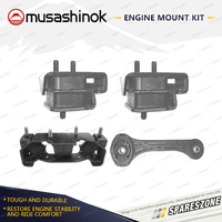Musashinok Full Engine Mount Kit for Subaru Impreza GC GF 2.0L 4Cyl 94-00 Auto