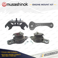 Musashinok Full Engine Mount Kit for Subaru XV GP7 2.0L 4Cyl AWD FB20A 12-16 CVT