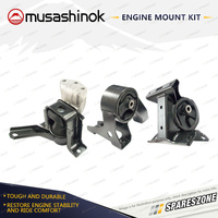 Musashinok Full Engine Mount Kit for Suzuki Celerio LF 1.0L K10B 15-18 Man CVT