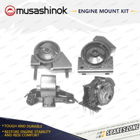 Full Engine Mount Kit Type1 for Toyota Corolla AE92 1.6L 4Cyl 4AGE 89-94 Manual