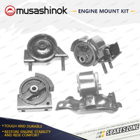 Musashinok Full Engine Mount Kit for Toyota Corolla AE92R AE94R 1.6L 91-94 Auto