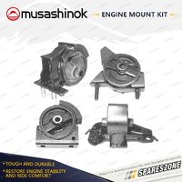 Full Engine Mount Kit for Toyota Corolla AE92 SX Gti 1.6L 4Cyl 4AGE 89-94 Auto