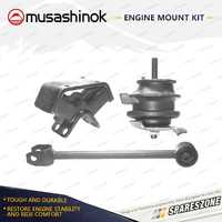 Musashinok Full Engine Mount Kit for Toyota Cressida MX83 3.0L 7MGE 88-93 Auto