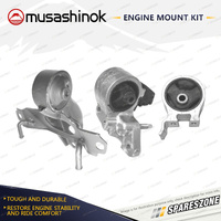 Full Engine Mount Kit for Toyota Starlet EP91R 1.3L 4EFE 96-99 Auto RH 72mm Tube